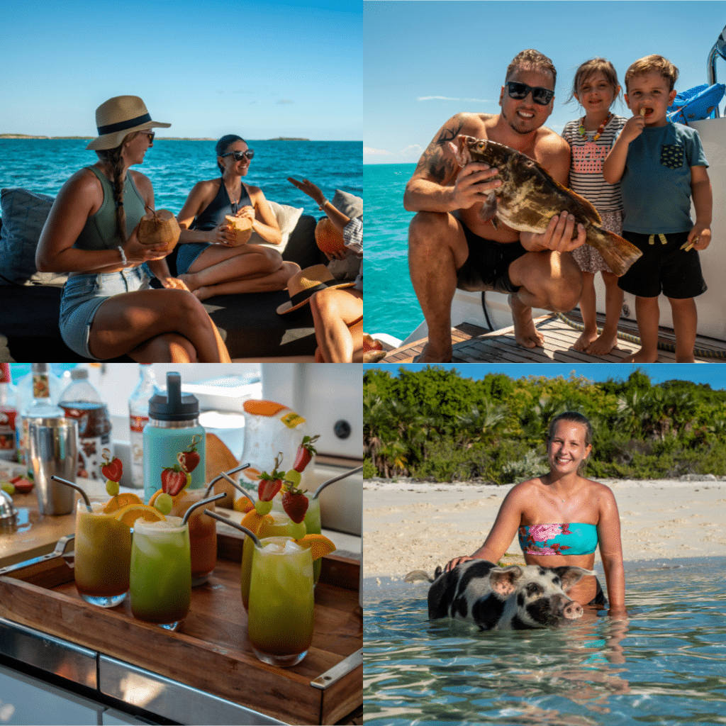 charter catamaran in bahamas